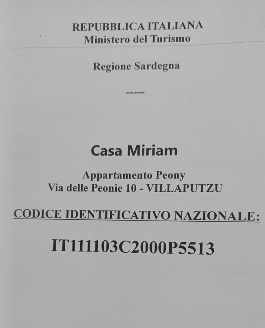 Casa Miriam - Appartamenti Vacanze Villaputzu Ngoại thất bức ảnh